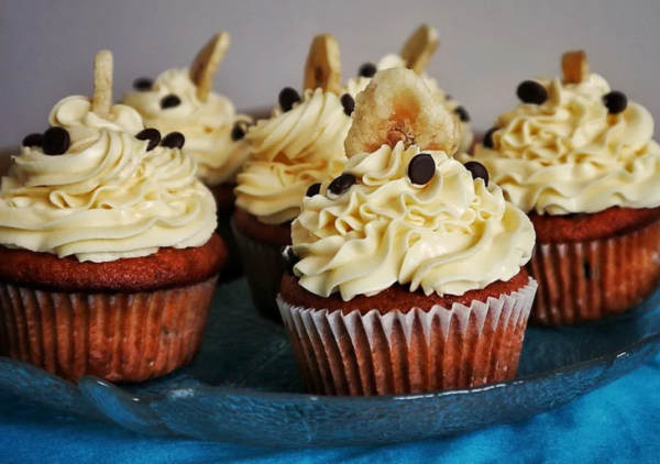 Bananen split Cupcake Rezept Herbst|Englisch and German| Instant Download PDF